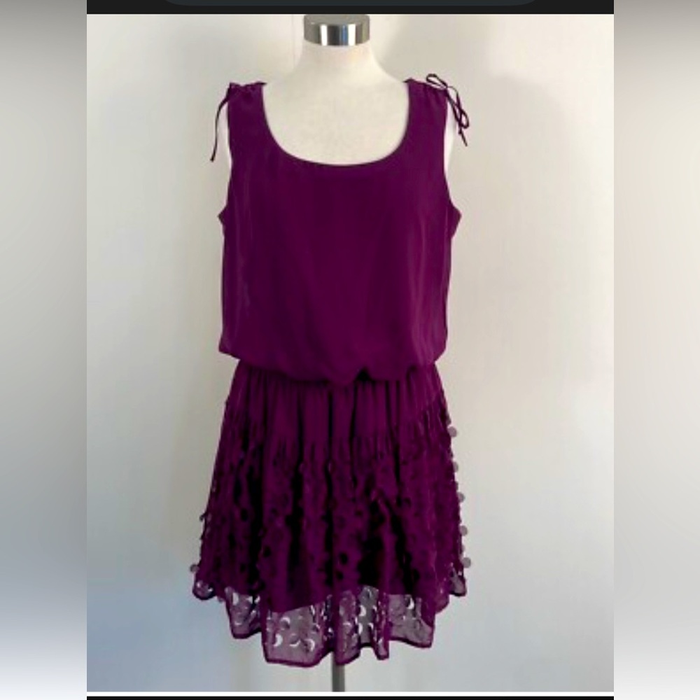 S.L. Fashions Vibrant Purple Dress Size 14